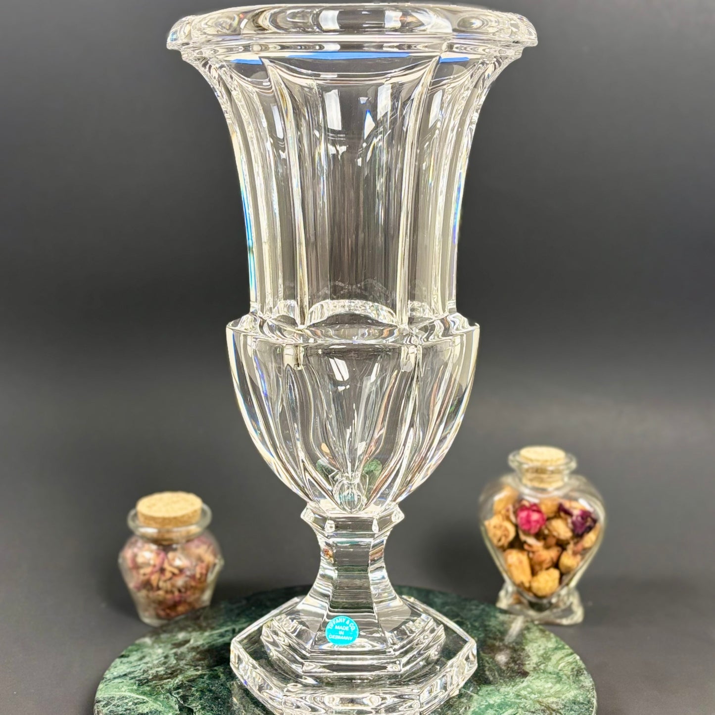 Tiffany & Co. Crystal Vase |⋆˙⟡ | with Original Tiffany Blue Box