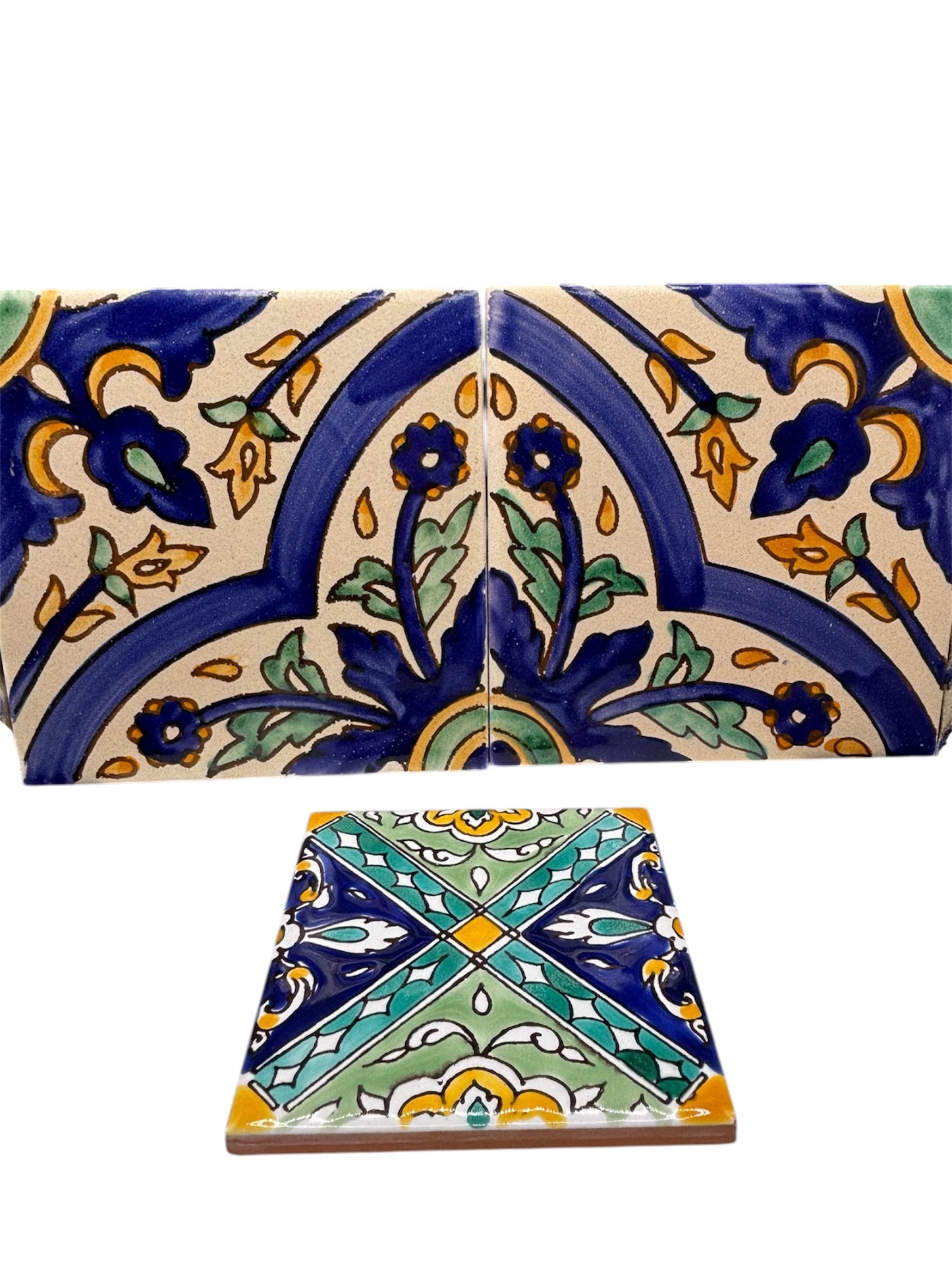 Mediterranean Ceramic Wall Tiles ⋆˙⟡  Made In Tunisia + Small Decorative Tile